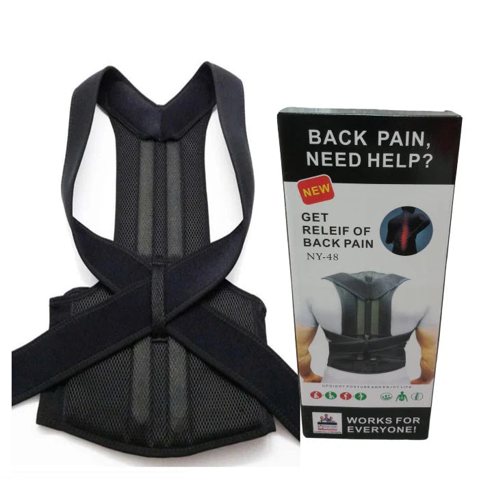 Adjustable Posture Back Belt, Posture Corrector Belt For Men And Women, Back Support And Shoulder Belt